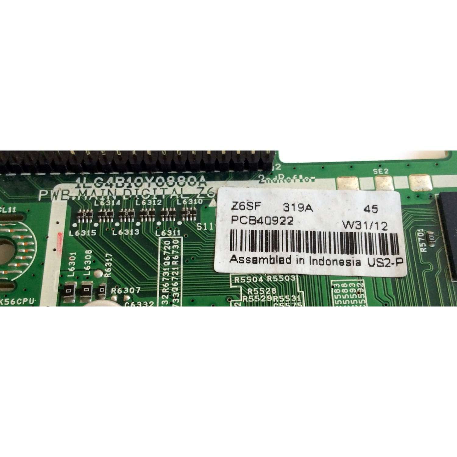 MAIN / SANYO Z6SF / 1LG4B10Y0880A Z6SF / 1LG4B10Y0880A / PANEL V390HJ1-L01 Rev.C1 / MODELOS DP39842 P39842-00 / FVM3982 P39842-01 - Imagen 2